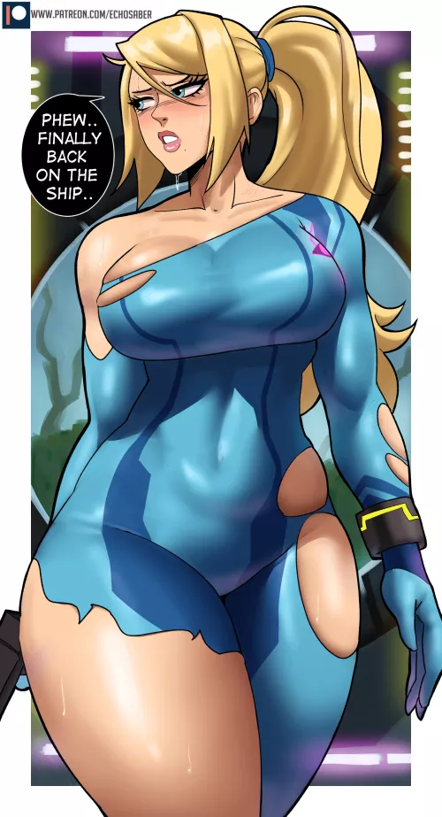 Zero Suit Samus (EchoSaber) by Poke-Oji