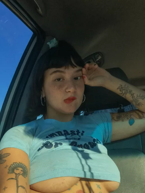 A little underboob for your day by demonfaceinc