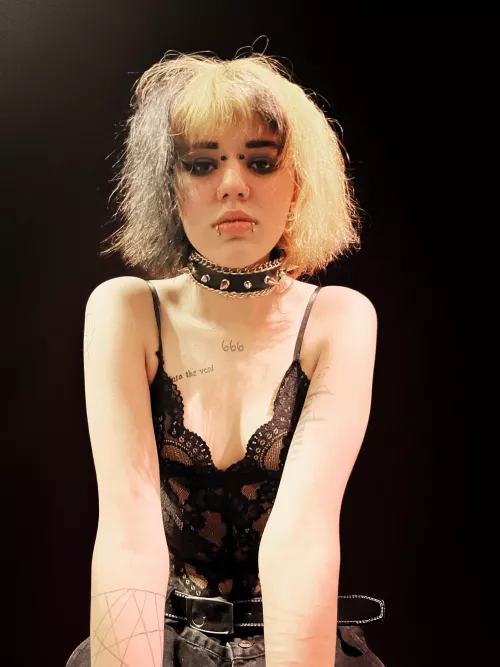 I may be collared but you are the one on your knees by Living-Grim