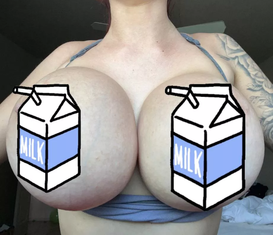 My pregnant boobs finally are lactating 💦 posted by rawrseven