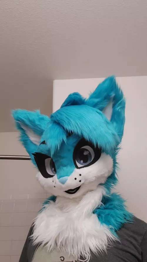 Recently made a new design for my fursuit head! Hope y'all like it! by SylviaCrisp