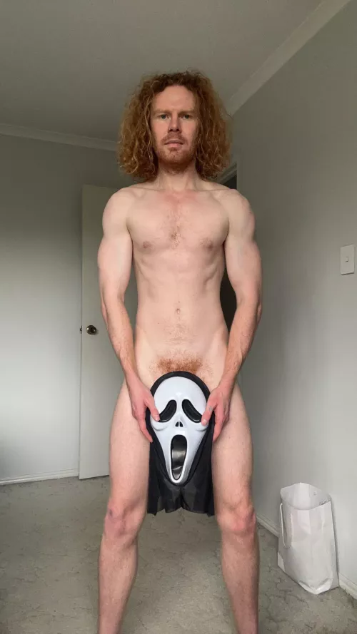 Should I drop the mask and take a pic? 😈🔥 who wants to see it? 🍆 by BlueStarBoyOF