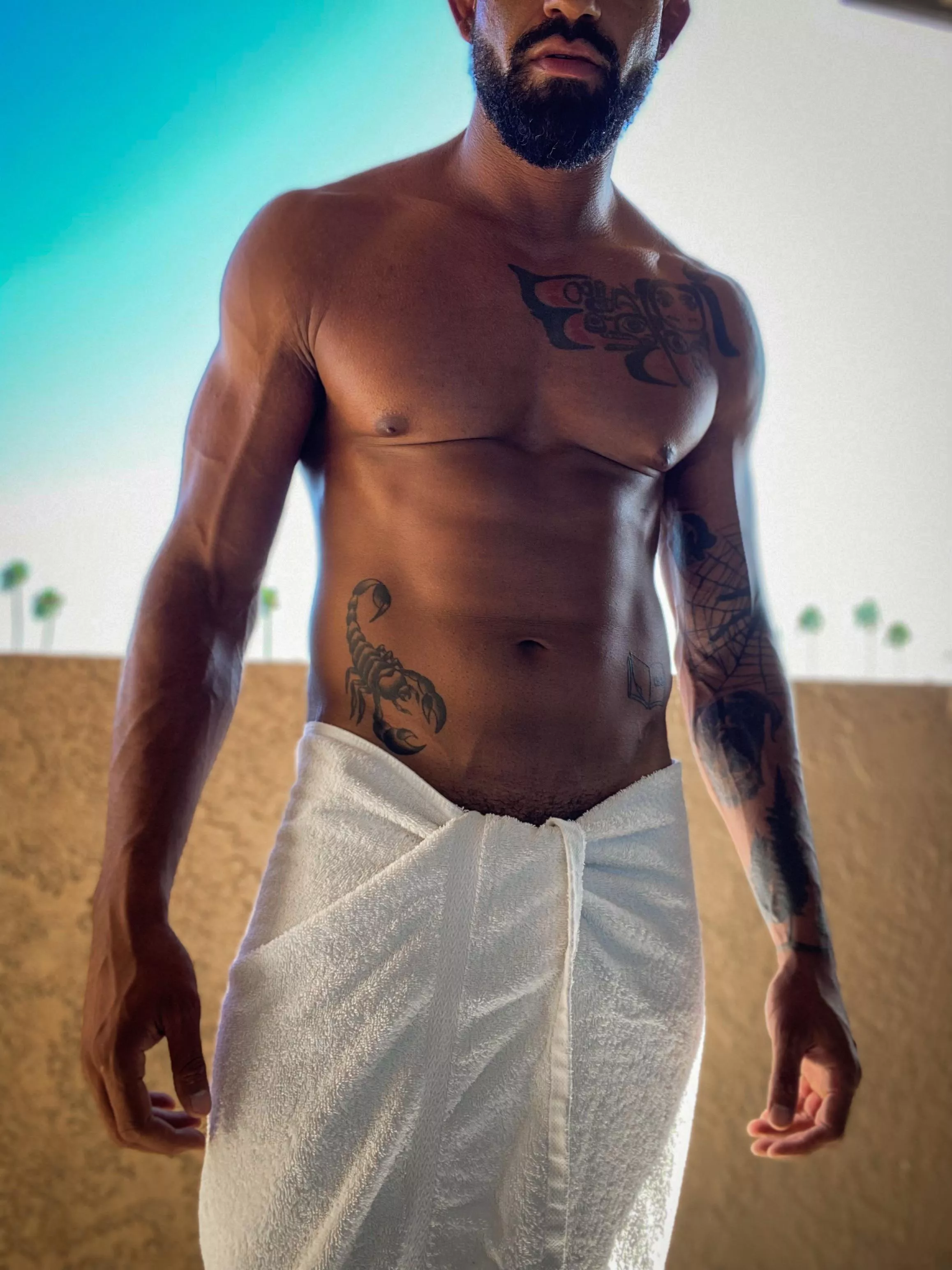 Towel on or off? posted by TheTroyLove