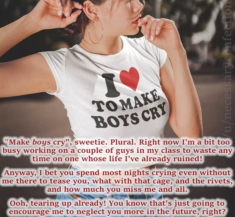 You knew her motto. posted by NecessaryConfection