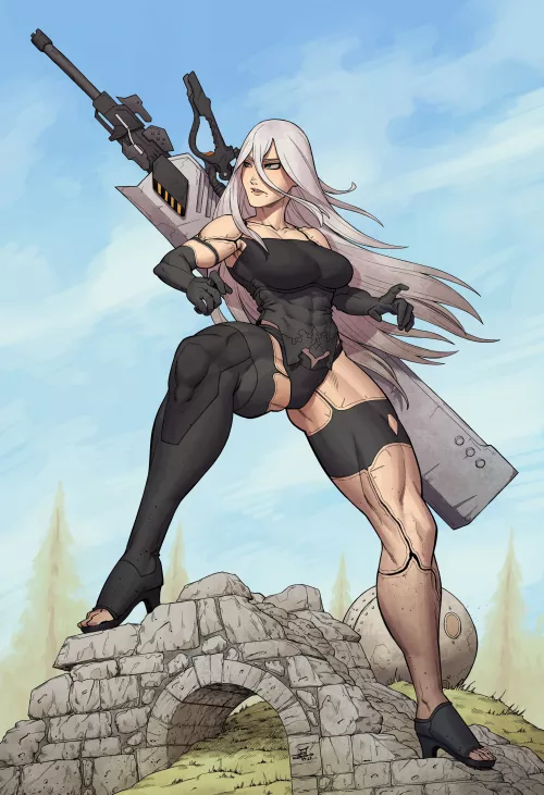 A2 (Joseph C. Virtuoso) [Nier: Automata] by TheTMoneyMan