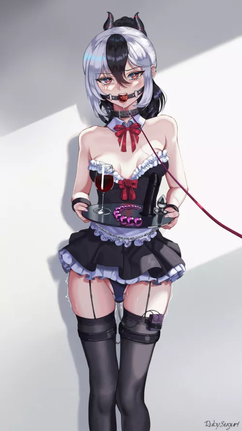 And here I was, worried you wouldn't adjust well to being my new maid. by from_onhigh