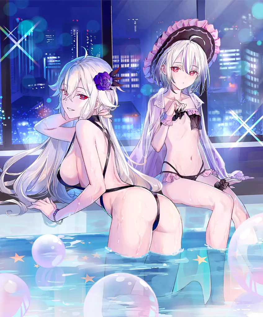 Astrid and Anya ( FROM EVERTALE) posted by StormAntares