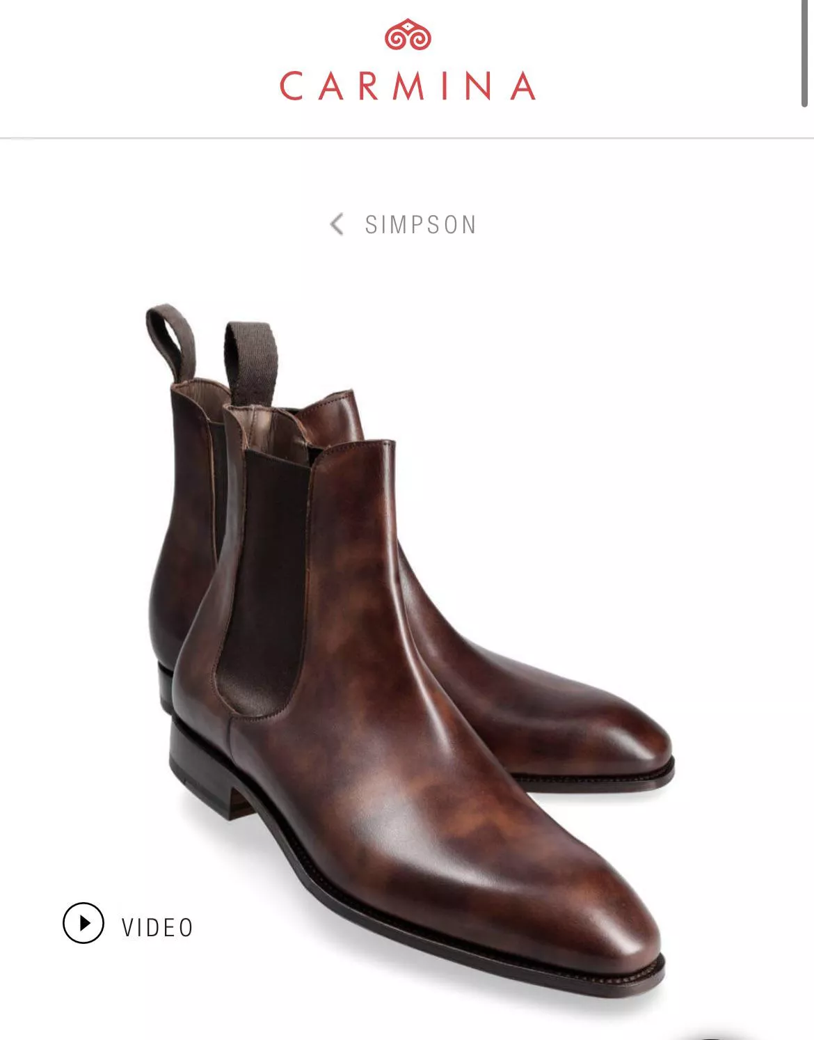 Carmina chelsea boots posted by ghonchadmonchad