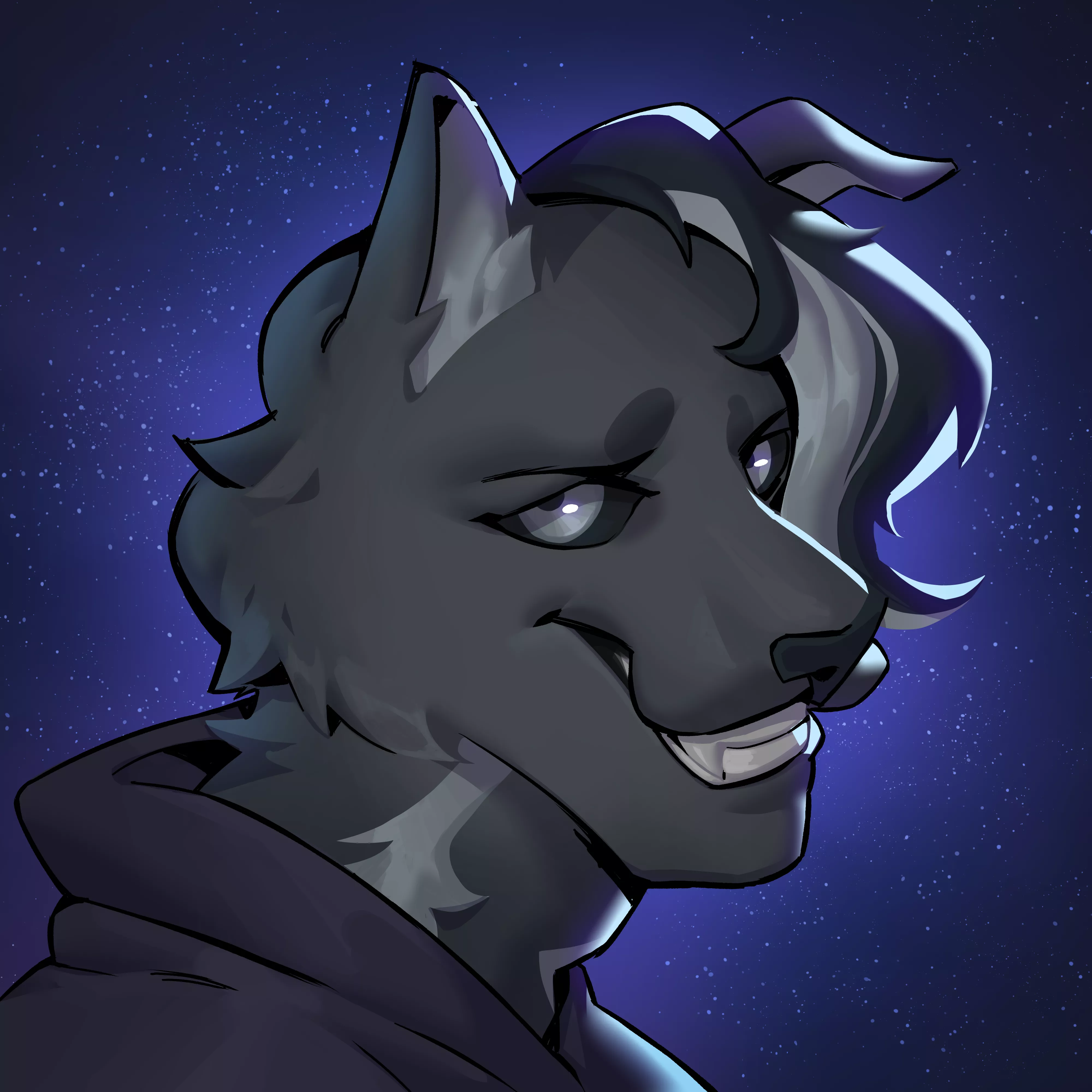 Commision done! His name is Kuro 🐺 posted by _gudoki