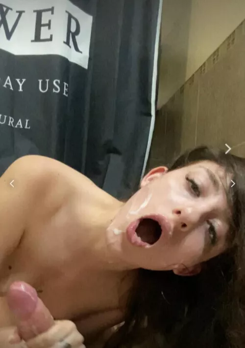 cum on my face. do you like it? 💋🫦😏 by MrsLove_13