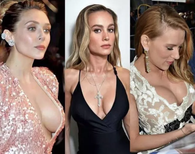 Elizabeth Olsen vs Brie Larson vs Scarlett Johansson by Quick_Presentation11