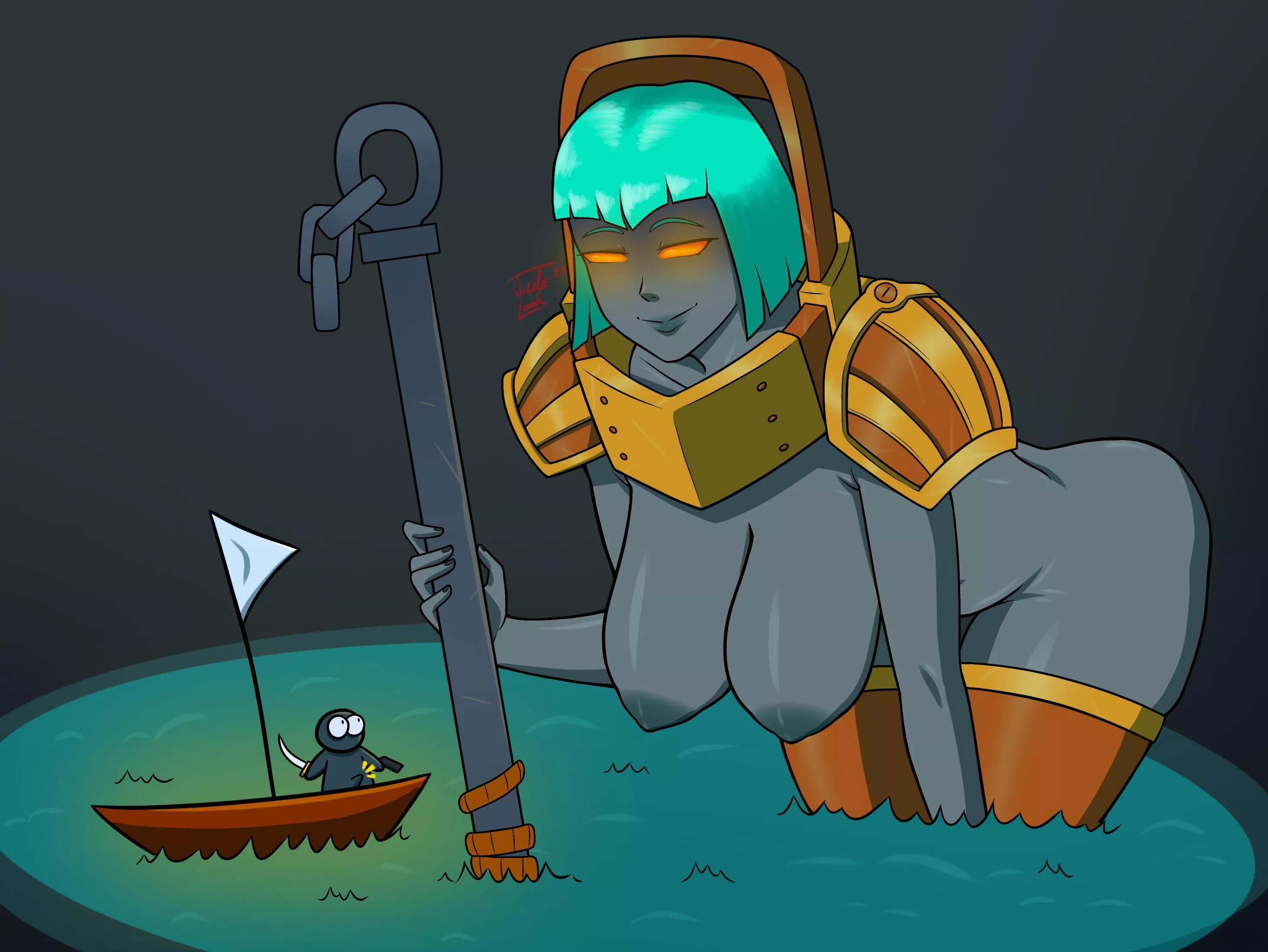 Genderbent Nautilus (Jade_Lock) posted by Jade_Lock