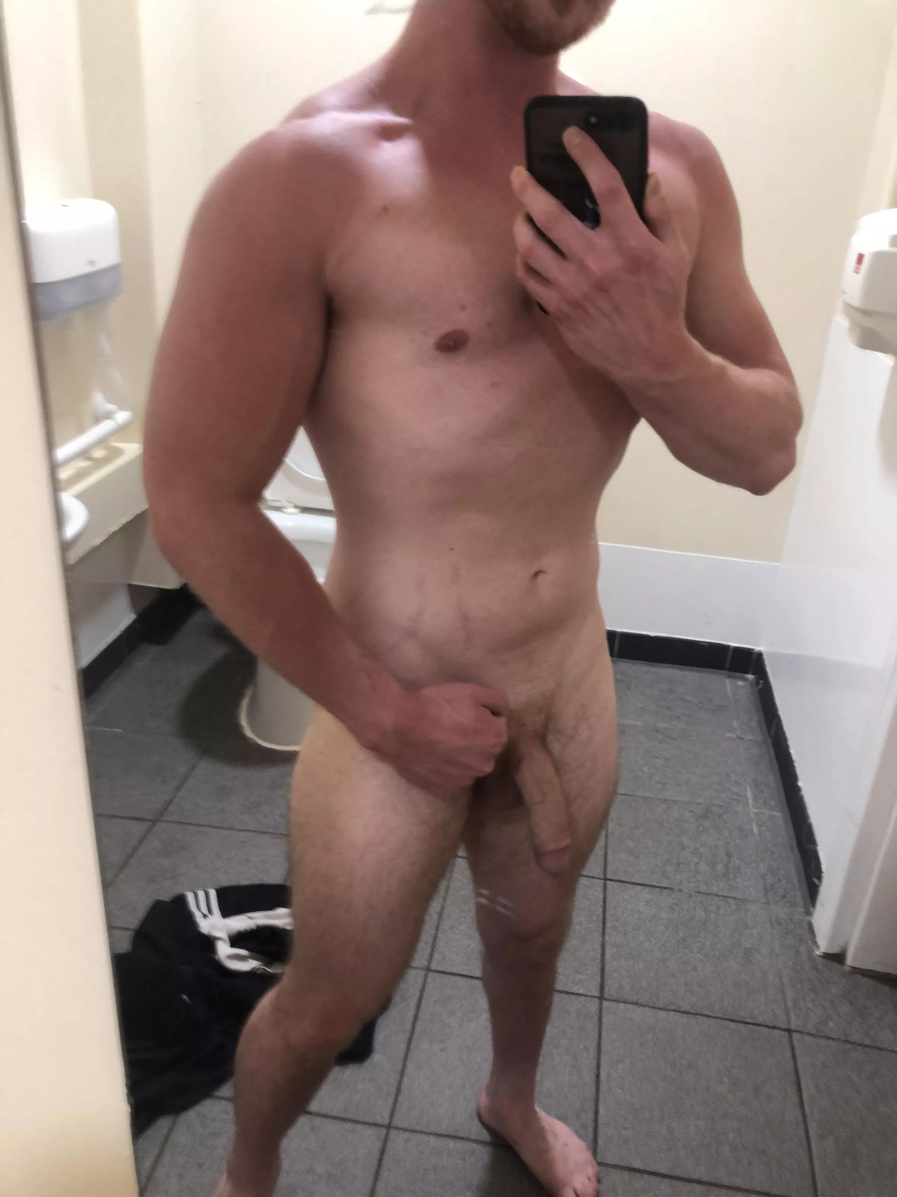 Got a good workout in, you can come and clean me off now 😈😜 posted by _MikeTheMan