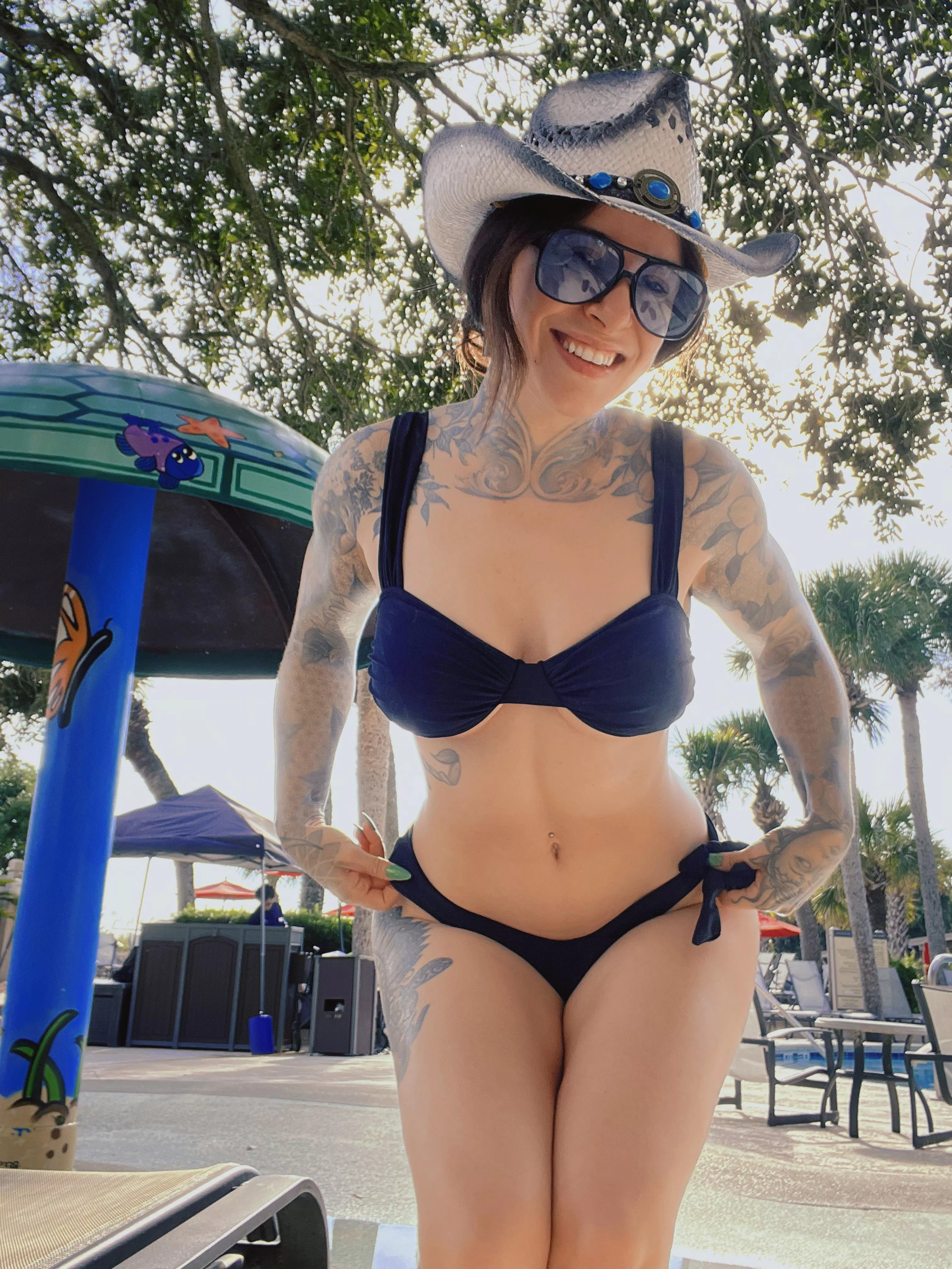 Got to squeeze a workout in before the pool today posted by Ok-Zookeepergame102