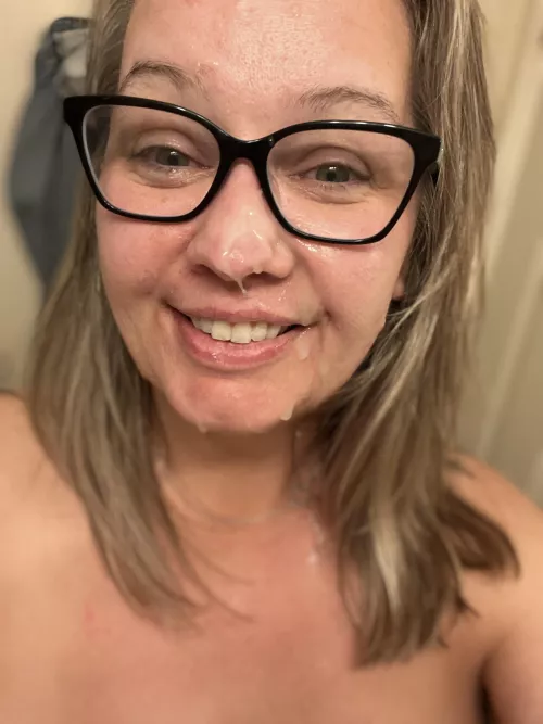 I swear I sucked him dry less than 24hrs ago. Where did all THIS cum from.. (45ish f) by CountrySpread