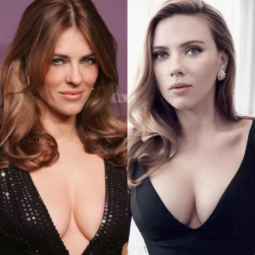 Liz Hurley vs Scarlett Johansson by wise_memer