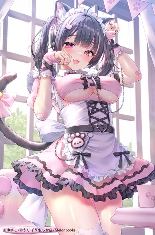 Maid neko underboob (yuyucocco) by FoehammersRvng