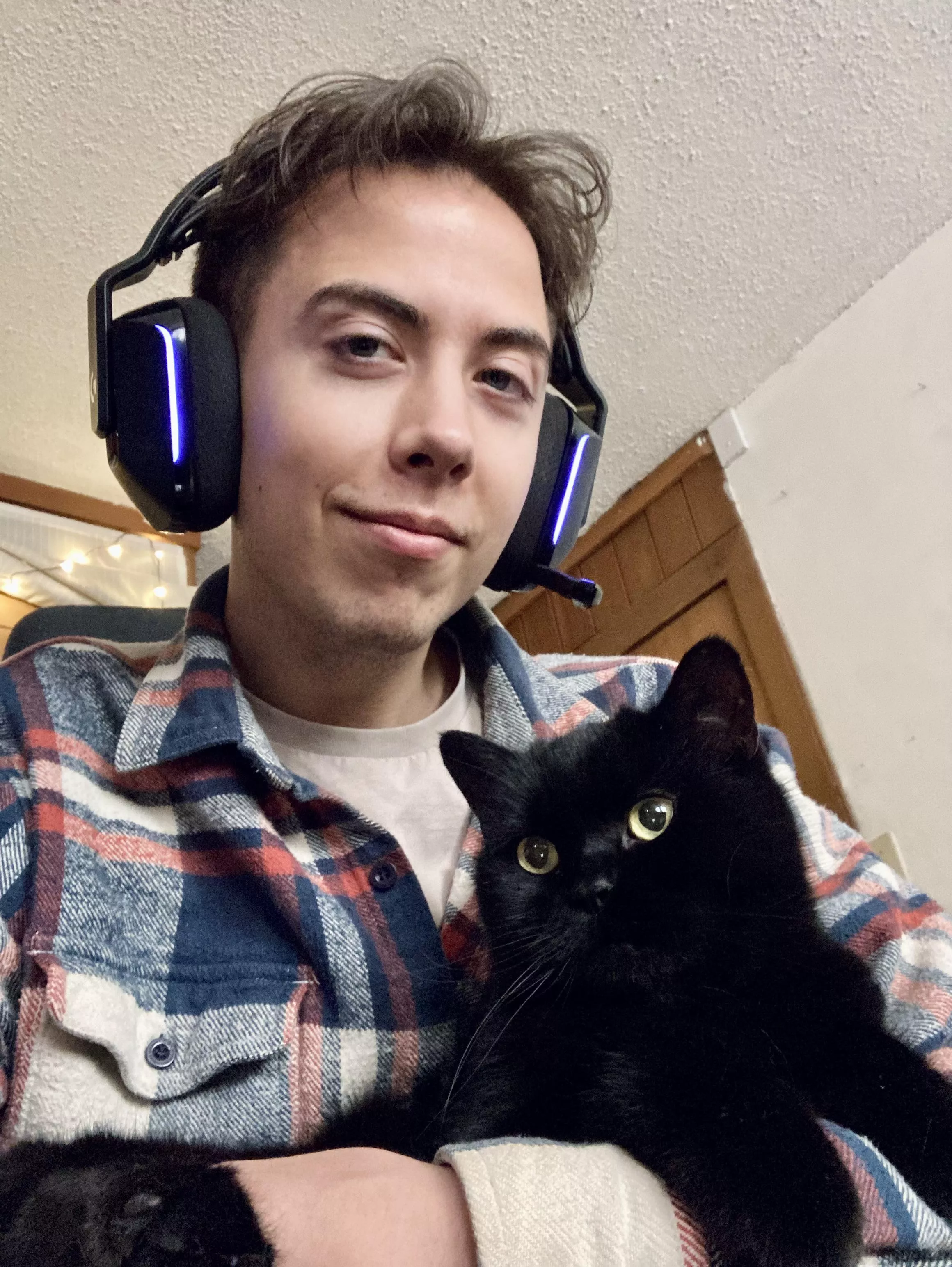 Meet my son, Cooper 🖤 posted by GalacticNebulae