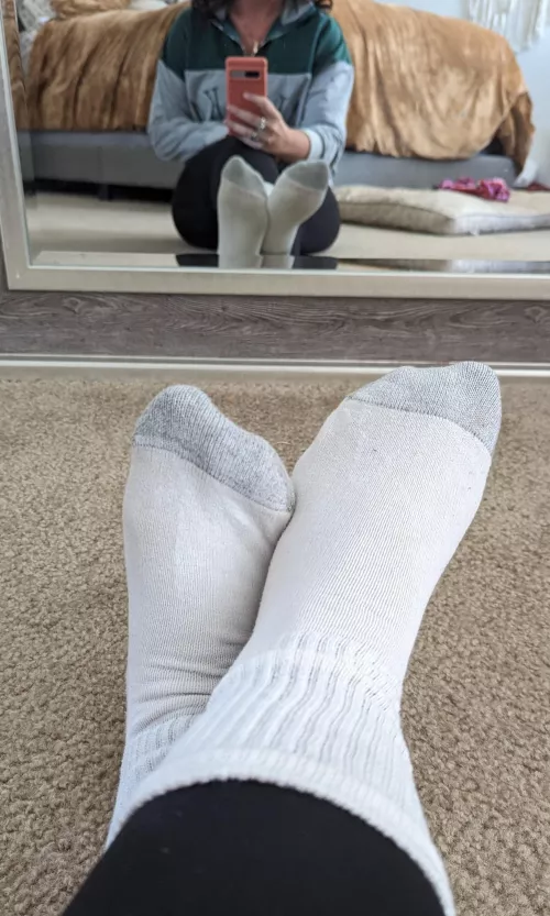 Oh you wish you were a spec on my socks to enjoy these all day! by StickyNikki247
