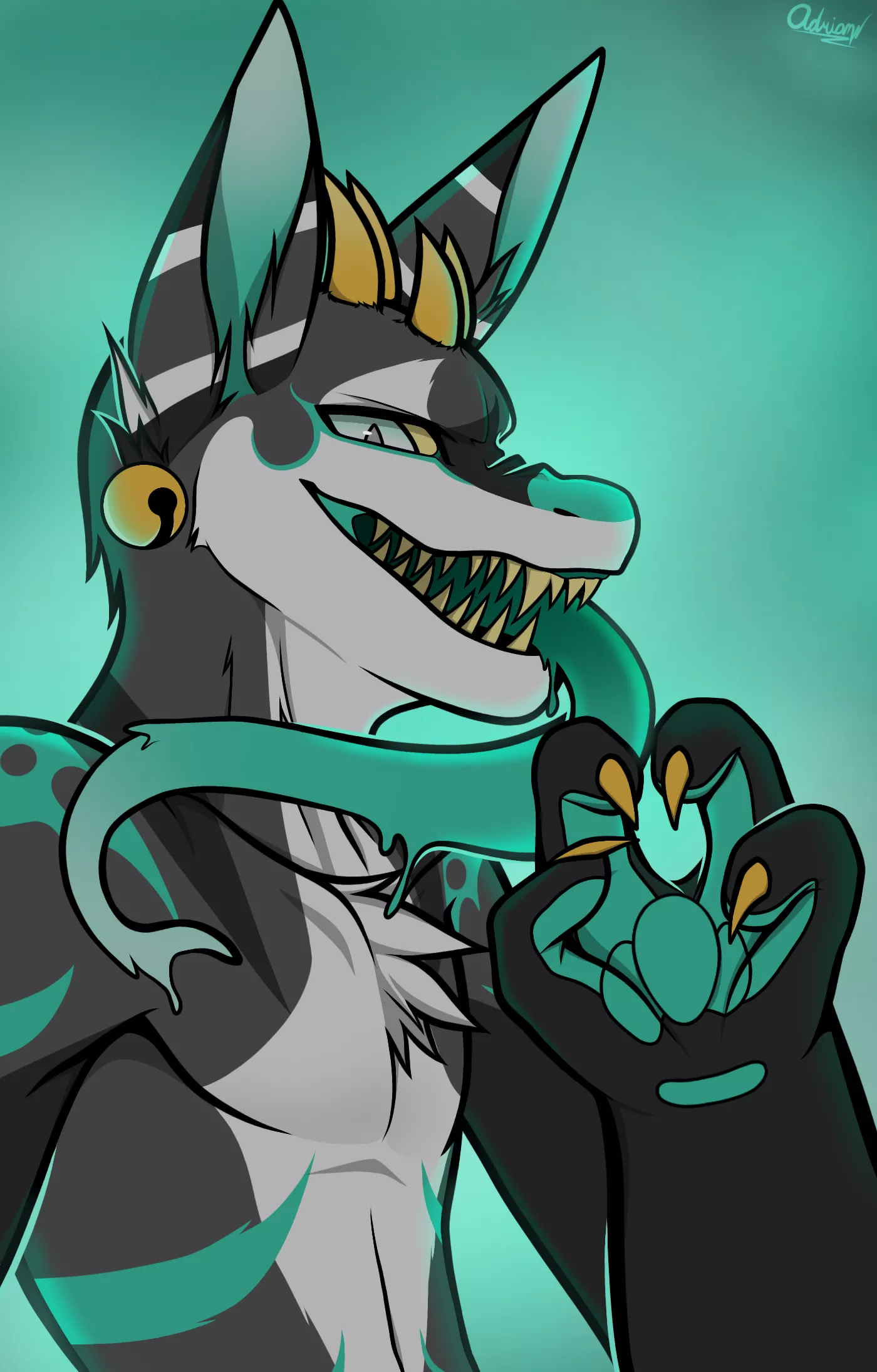 Wendigoat [art by me] posted by mitchiewolf