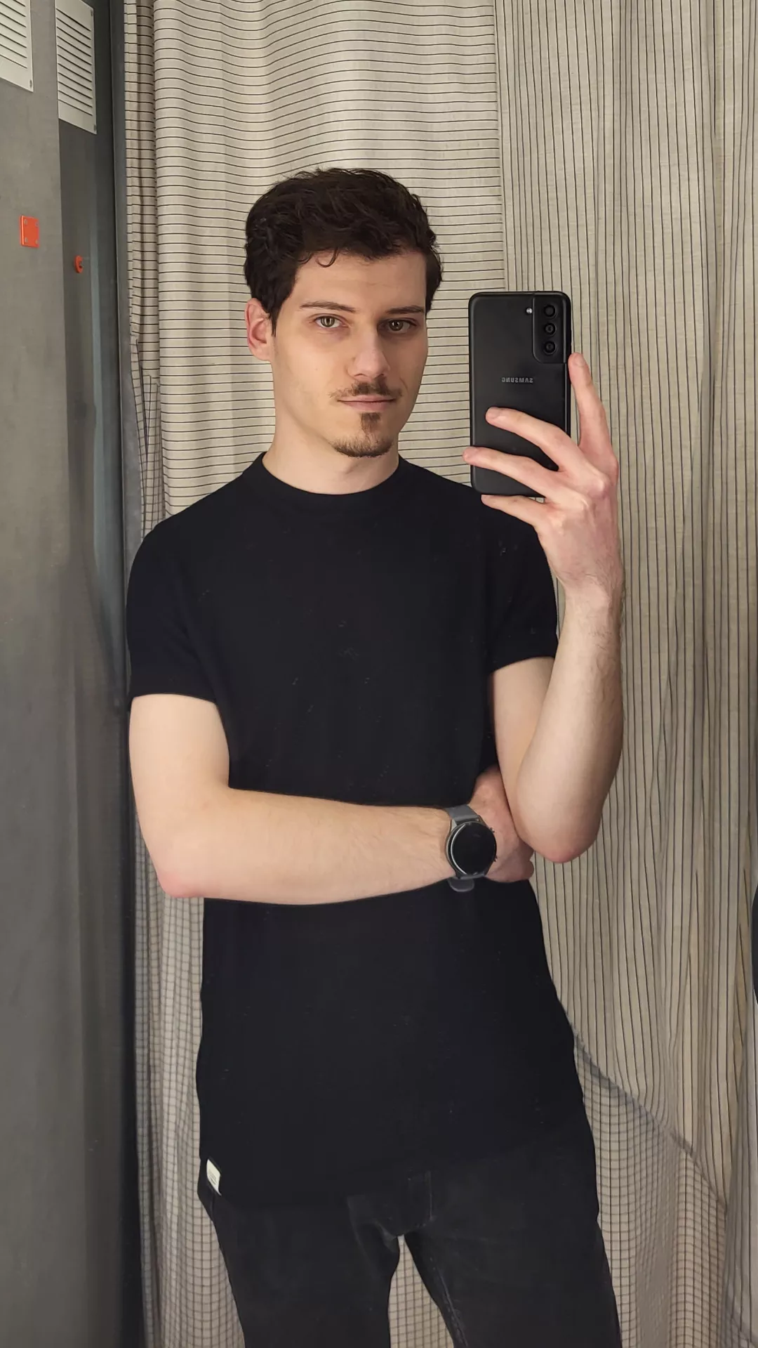 Does this count as man in black? 😅 posted by Oink_The_Boink