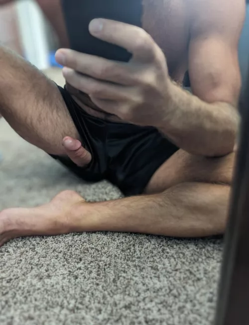 Ever get hard in the middle of a workout by boboeser