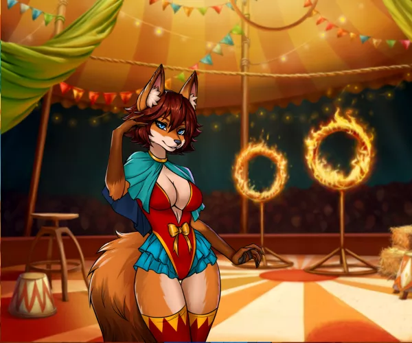 Fox girl Astra, ctreated by RoodPower by PellGumMell