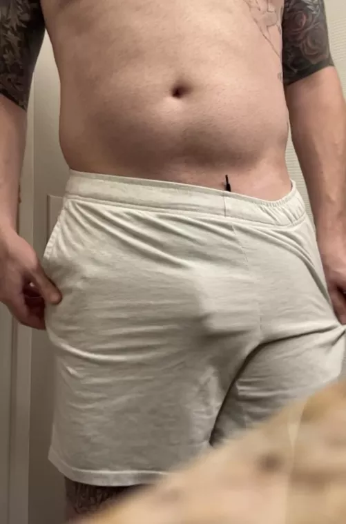 Getting ready for the shower like: by LevelCouple6542