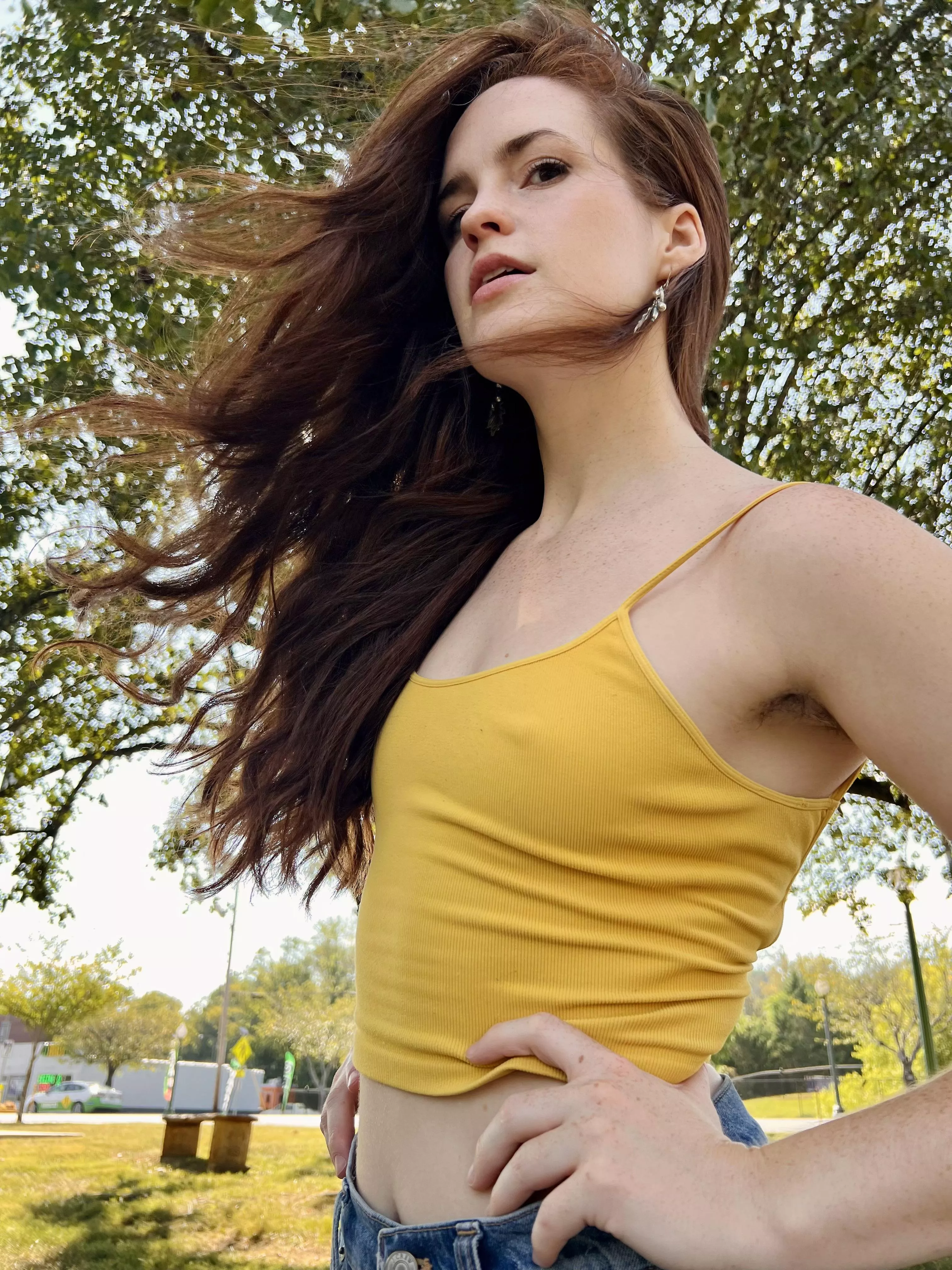 I am submitting this photo in hopes that I’ll make the r/braless cover photo one day. posted by saltysweetcaroline