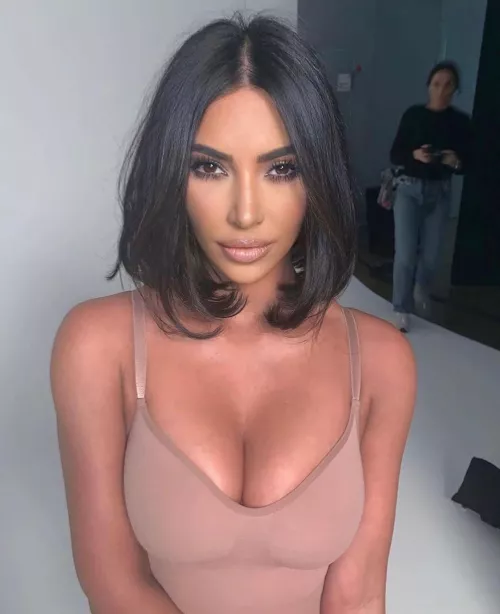 I think kim wouldnt mind if we stare at her big perfect tits by Kindofhell