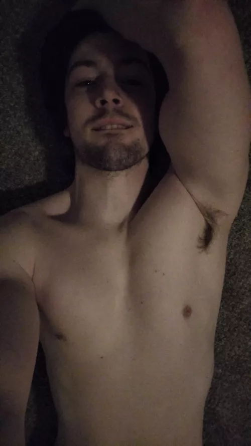 I'm going to trick you by reaching my hand out like I want you to help me up, and then instead of getting up, I'm going to pull you down to the floor with me 😉 by ihavechronicrealness