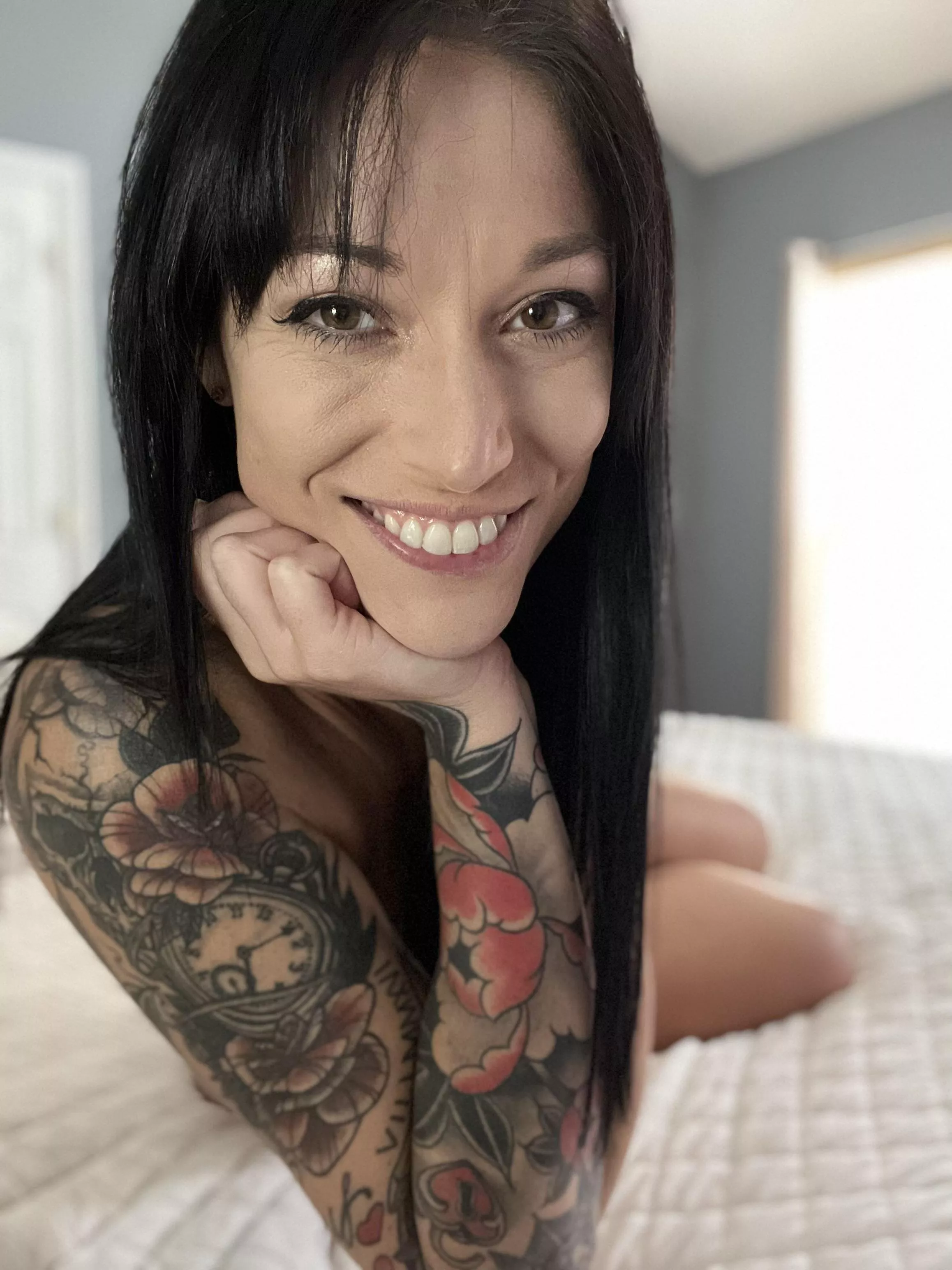 I’m one happy girl posted by Athomewithember