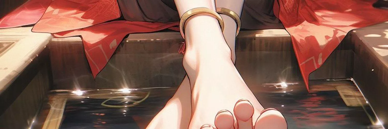 LF Color Source: crossed_ankles, soles, feet, toes, anklet, barefoot, ashiyu, water by last_wish2