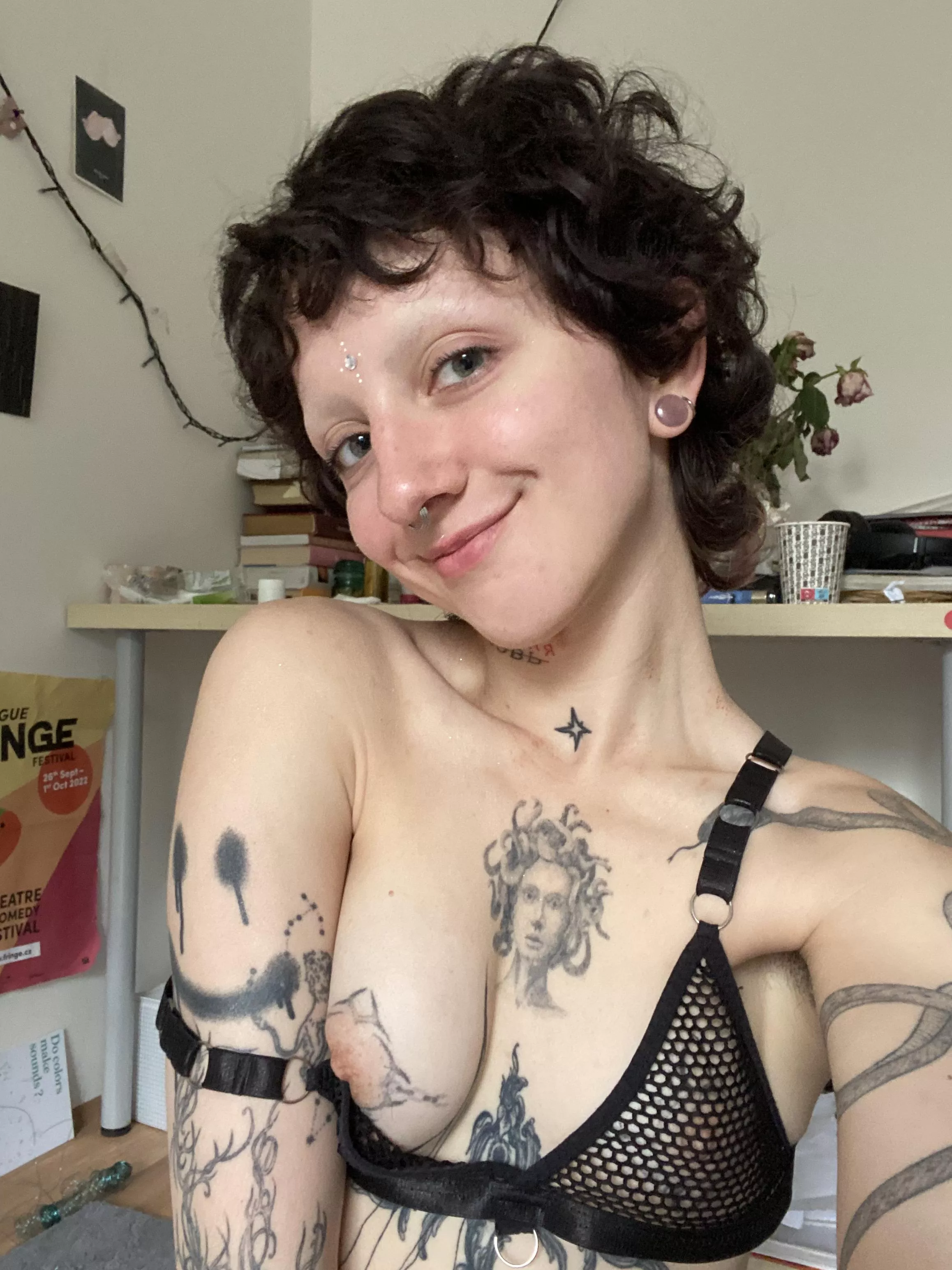 My gothy natural breasts ready to be licked posted by rowdy_bouncy