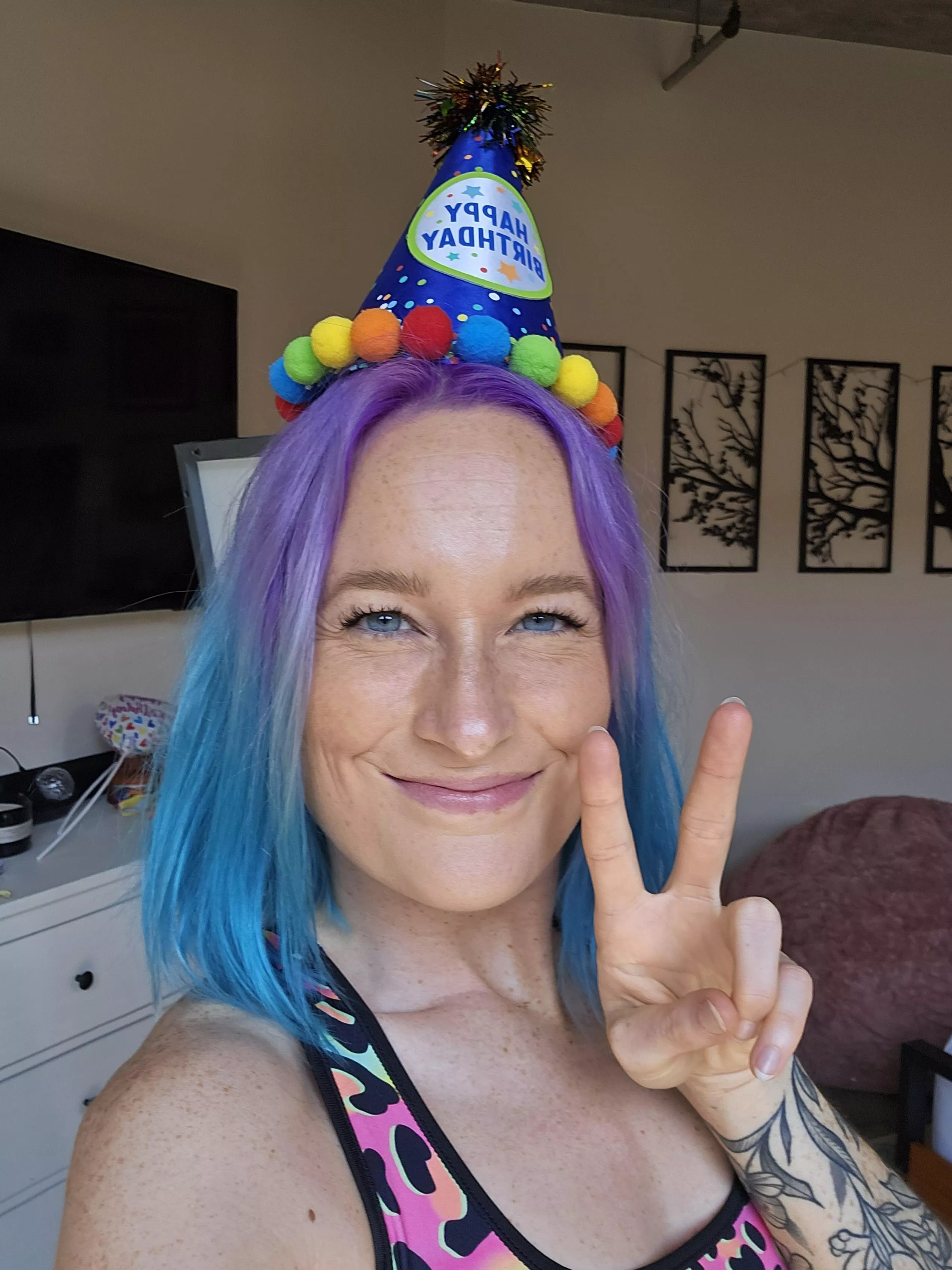 Purple Haired Birthday Girl 🙂 posted by _MyLittlePanda_