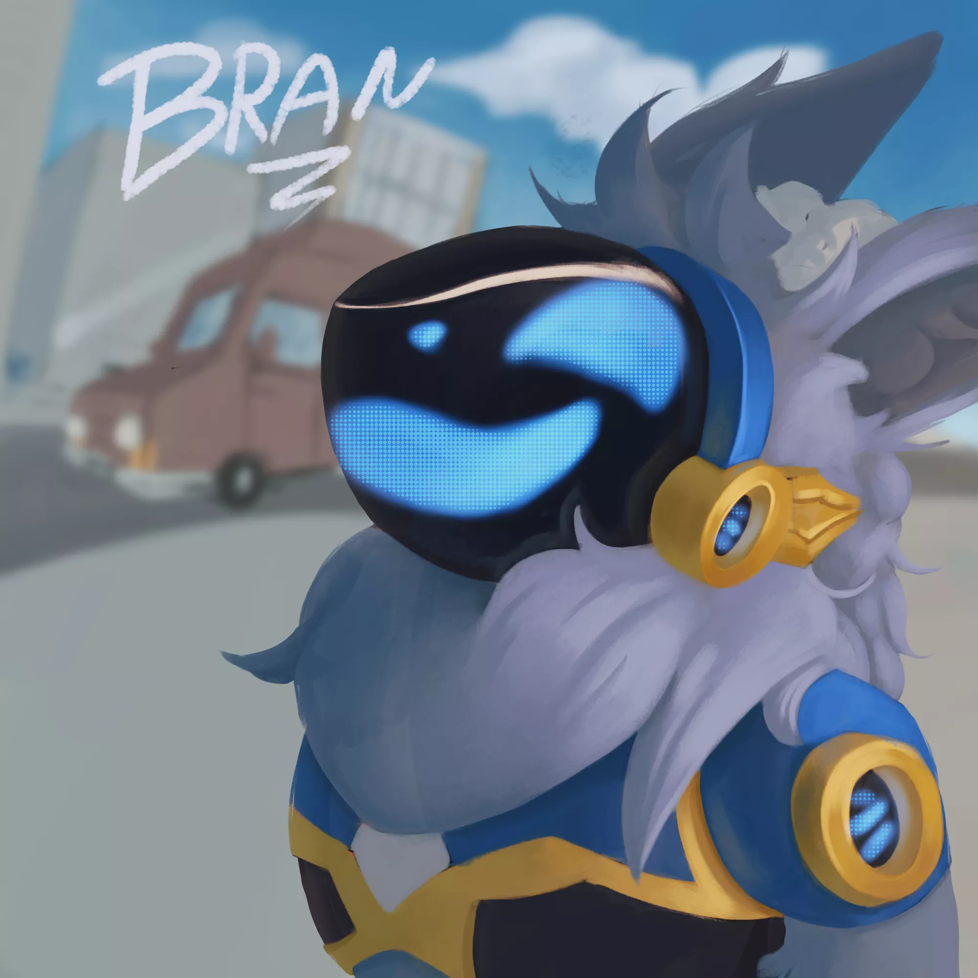 raeal in the street (art by me) posted by BranArts