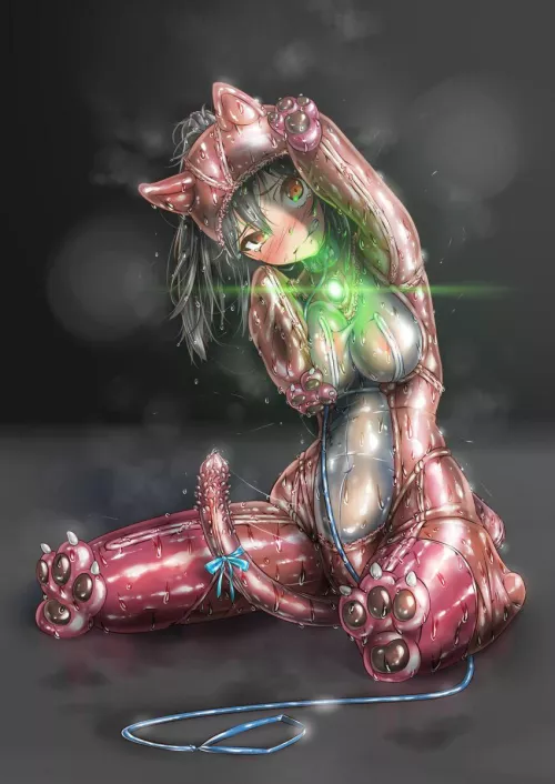 Trapped in the jaws of a living suit. Slowly constricting and getting harder to remove by RozionRowz