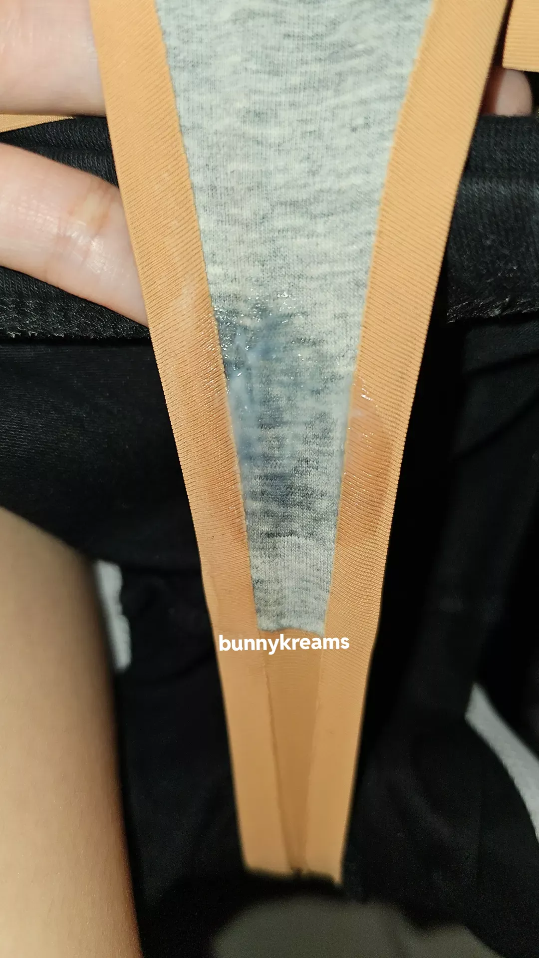 Barely put this on and my little pussy couldn't wait to drench it posted by bunnykreamss