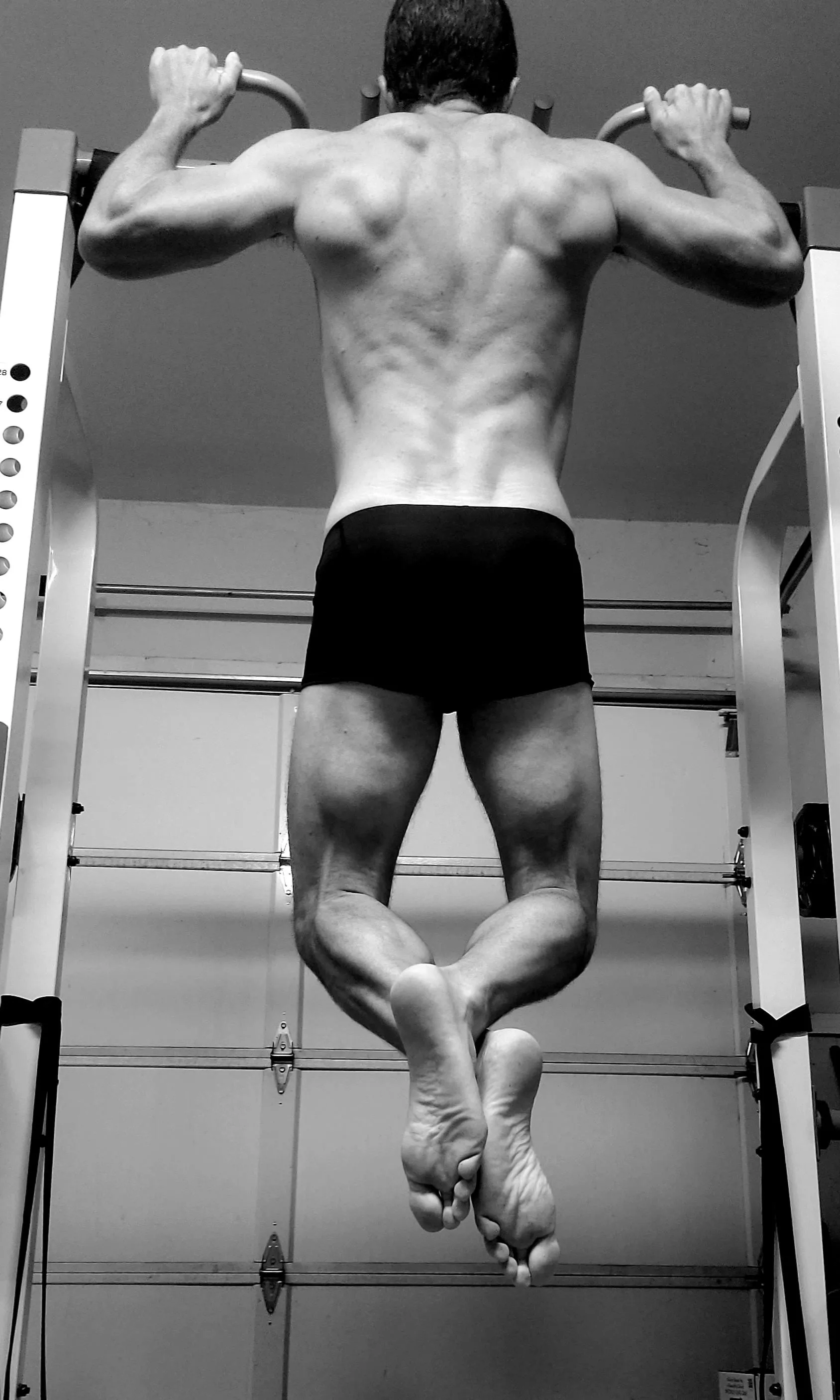 Just a peek inside the dad next door's garage gym posted by sorta_round_3