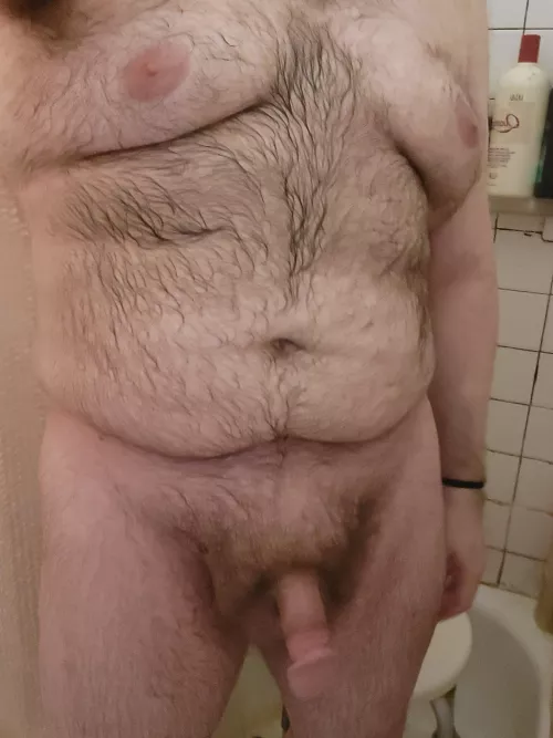 Taking a hot shower after a long day's work, wanna join me? by DogDaddy97