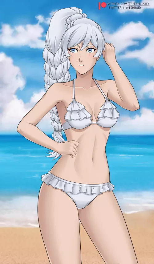 Weiss at the beach (@TShraid) by MonkApprehensive4624