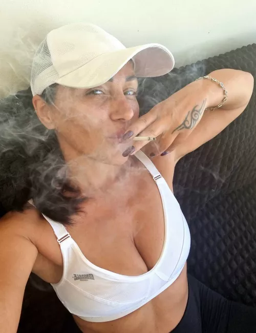 What's the first thing you do after a workout? I light up by Miss_Maxine