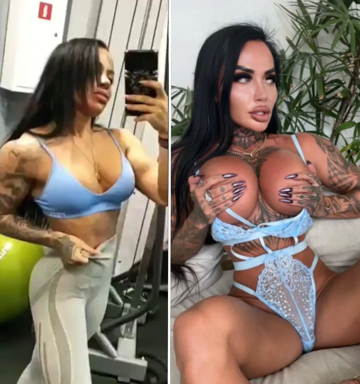 2018 VS 2023 posted by coedolsz