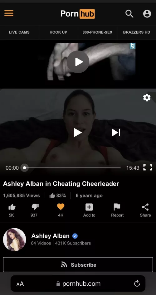 Ashley Mentions Big Cock? by ibringthepaincs