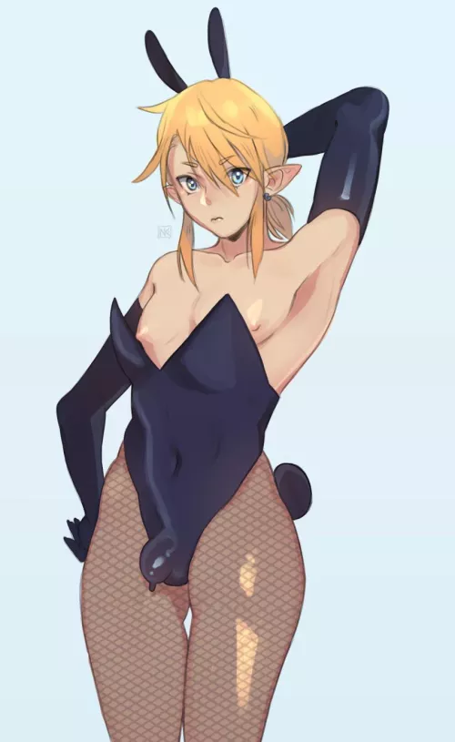 Bunny Costume Link by kinddomino_pie