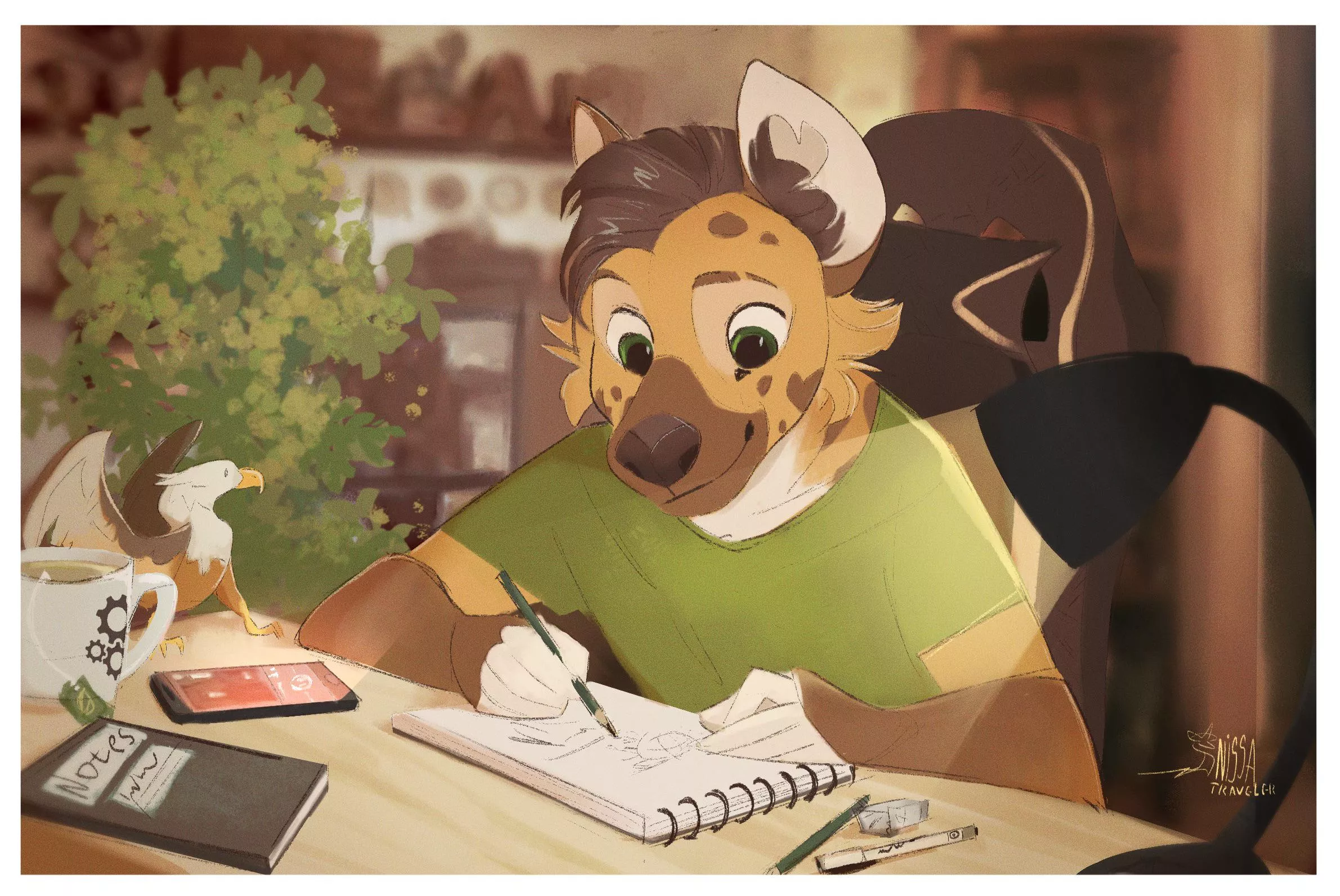 Commission piece [by me :3] posted by Nissa-Traveler