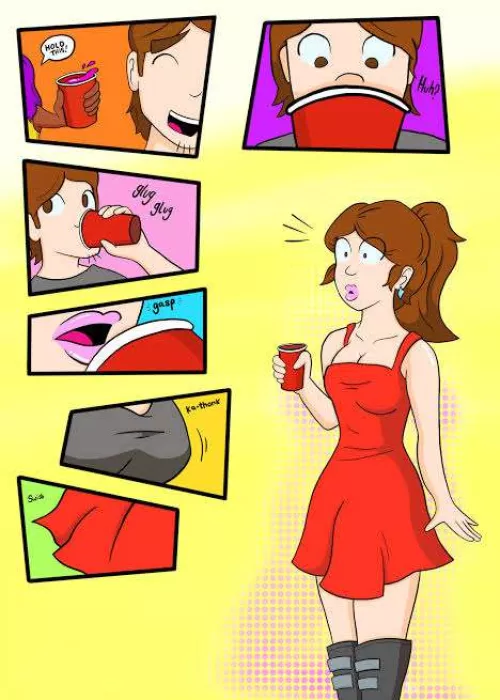 Drink up (MtF transformation) made by Holeintheheart (Sorry for the quality, I could only get it back like this) by Bea_the_Artista