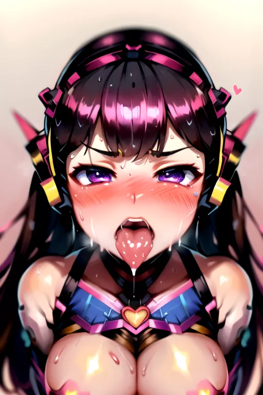 dva from overwatch posted by ahegaolaifu0