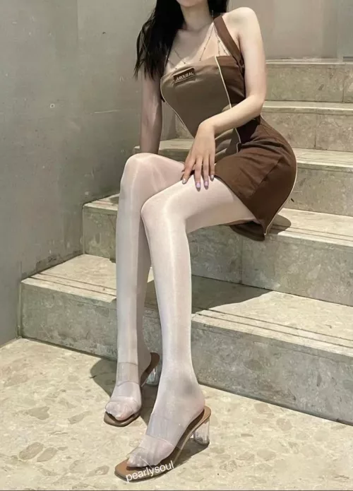 I call these my signature pearly white pantyhose by pearlysoulx