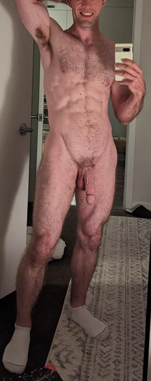 I feel that the socks add a certain sexy je ne sais quoi by Gloomy-Wolverine-485